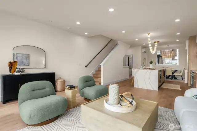Flexible living space perfect for relaxing or entertaining.
