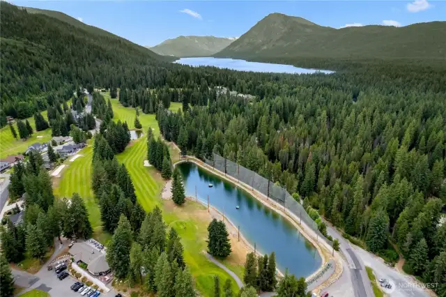 Aerial view of Kahler Mountain Club