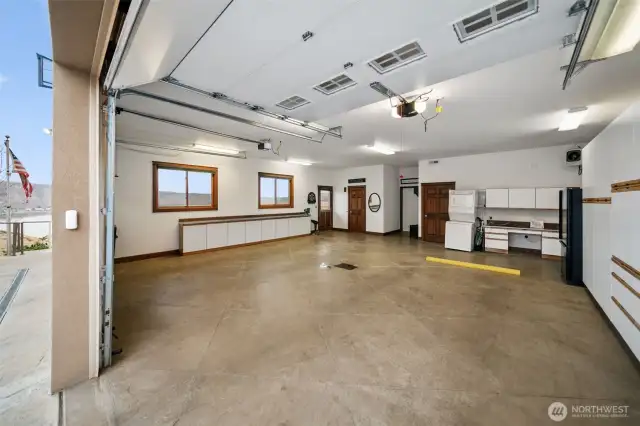 Oversized Finished Two Car Garage / Shop