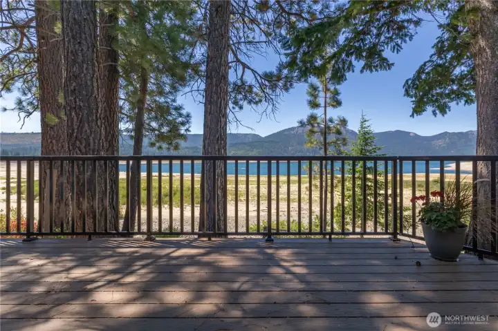 Deck off of clubhouse