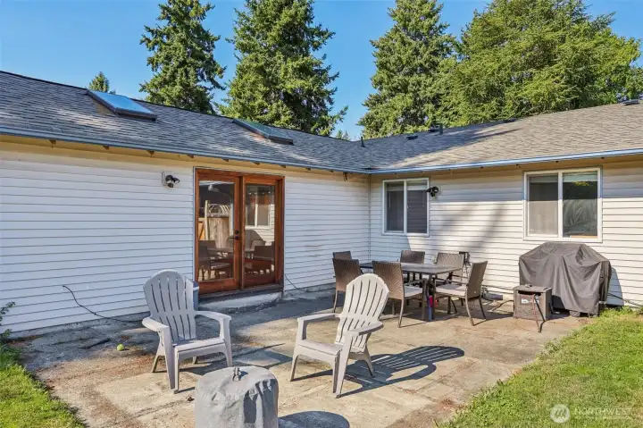 Backyard patio