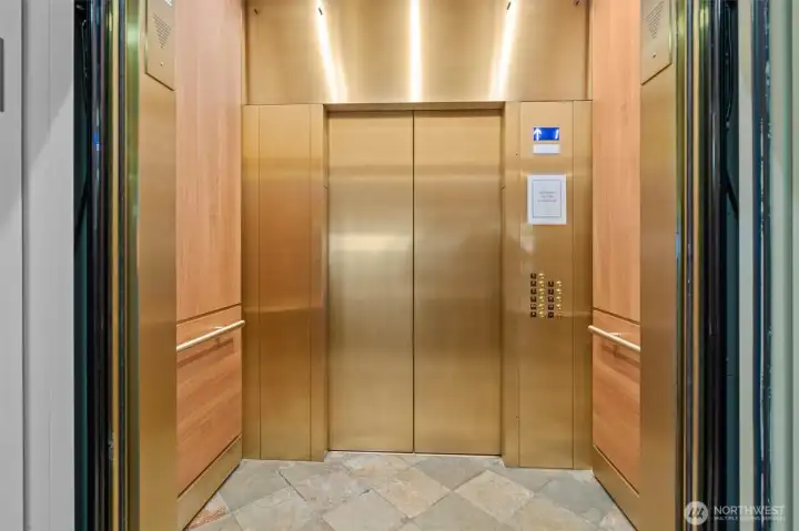 The elevator at Bay Villa was recently modernized at a cost of approximately $385K, making it a significant perk for the buyer!