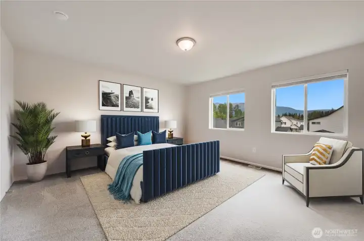 virtually staged   Primary Suite