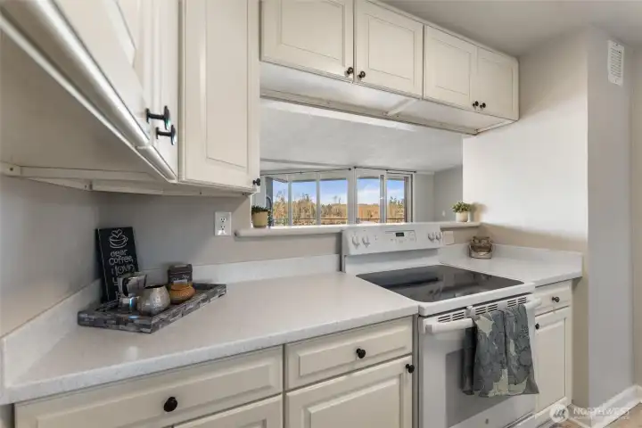 Kitchen sink positioned to capture natural light and exterior views.