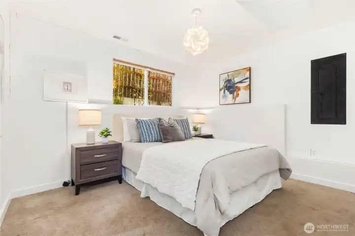 Lower level bedroom