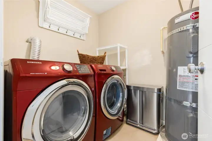 Utility room with newer, matching W/D