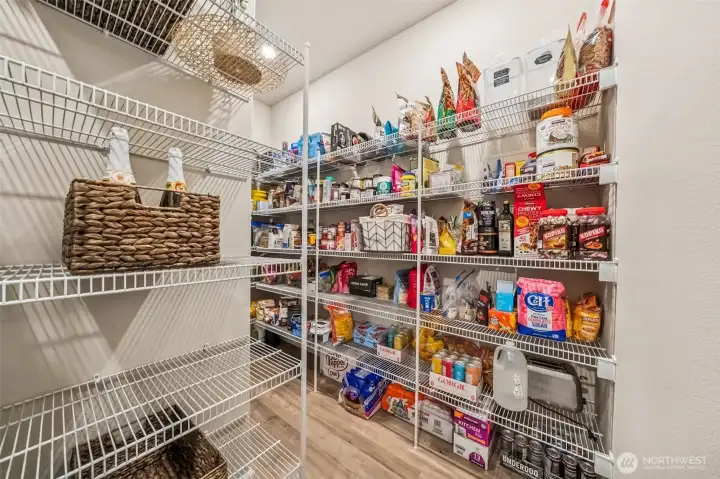 This pantry goes on and on!
