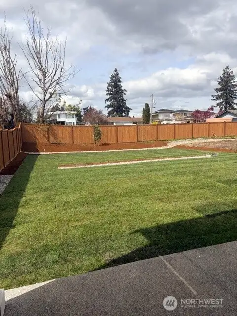 Huge back yard - fully landscaped with irrigation and fencing
