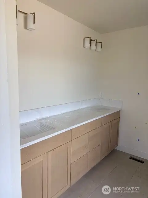 Primary bath cabinets