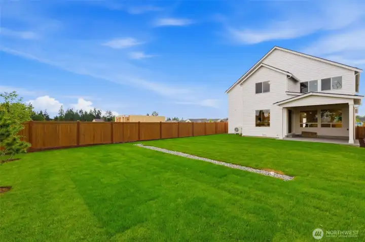 Large yard!