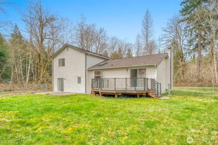 Peaceful outdoor space surrounded by nature.