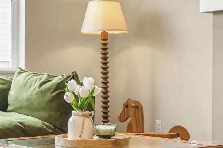 Close up in living Room