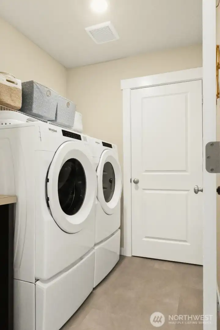 Utility Room w/ Mechanical behind door