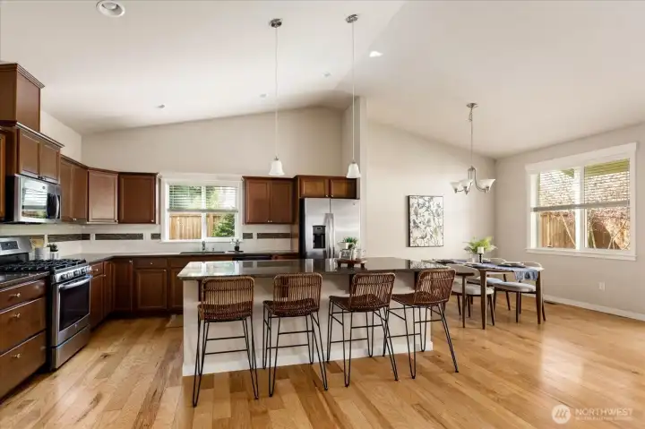 Spacious island—perfect for everyday living & entertaining