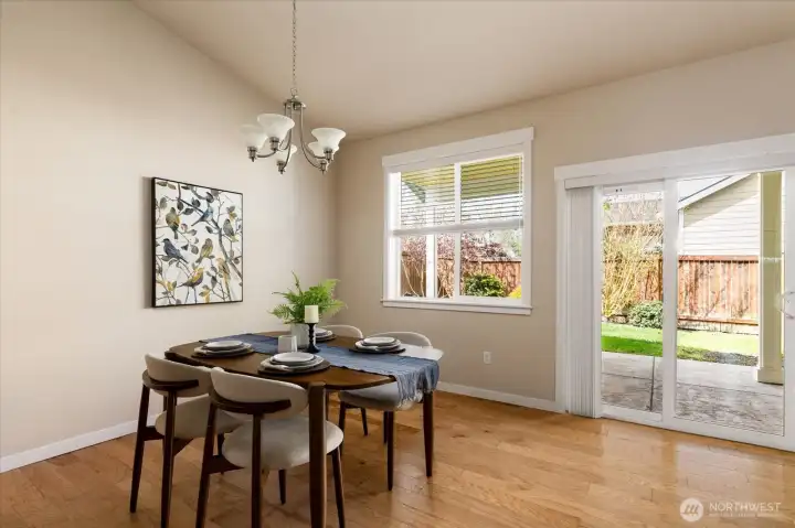 Kitchen with eating space