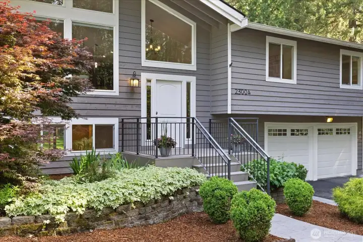 Huge Windows bring in natural light