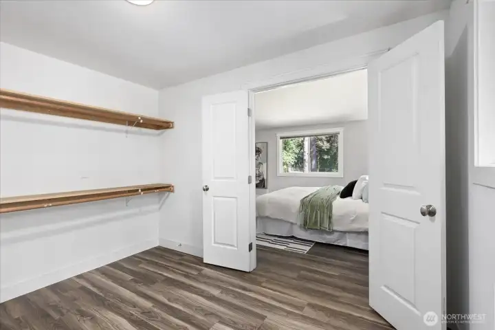 Oversized Walk-In Closet