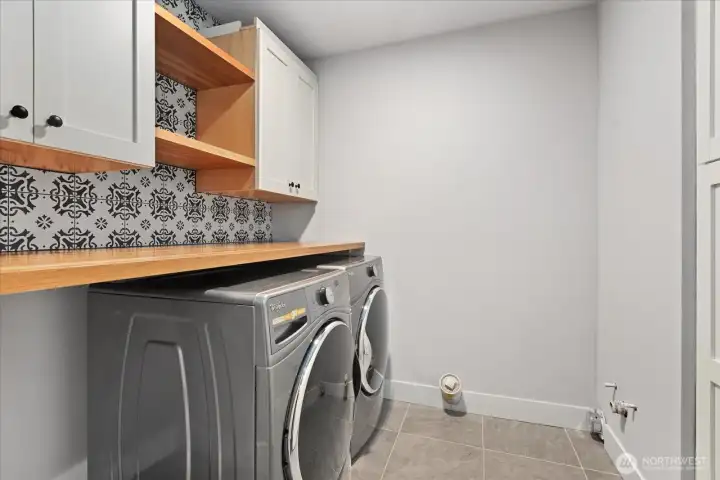 Recently Remodeled Laundry Room