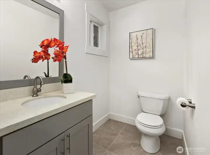 Nice Sized Bath on Lower Level