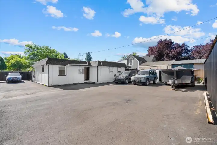 Loads of parking and storage