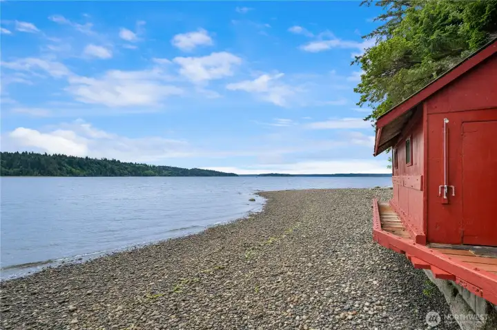 Private, versatile, and full of character, this is a rare waterfront opportunity!