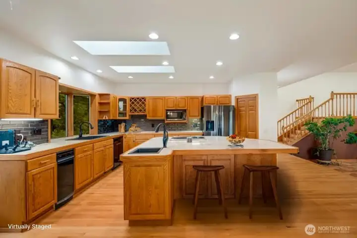 Not one but two large pantries in the kitchen. Not one but two large pantries in the kitchen.