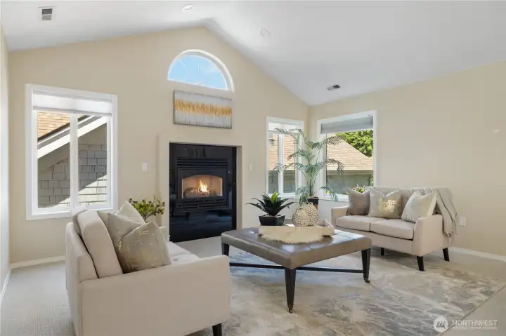 So many windows providing natural light. So many windows providing natural light.