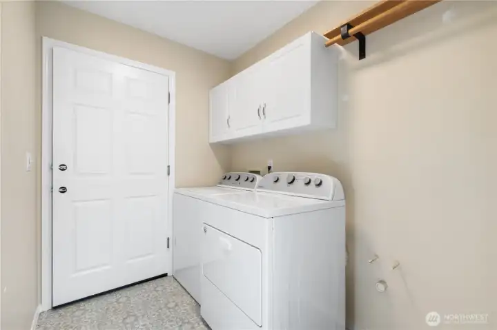 Laundry Area off the garage entrance. Laundry Area off the garage entrance.