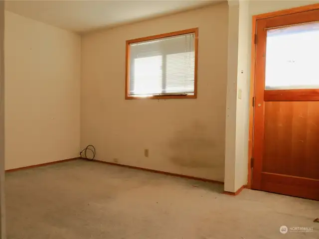 Bedroom #3 on main floor - washer/dryer hook up available in closet