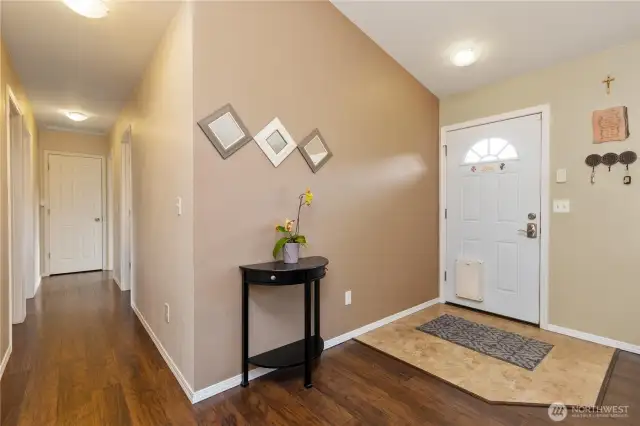 Easy flow through the one story home.