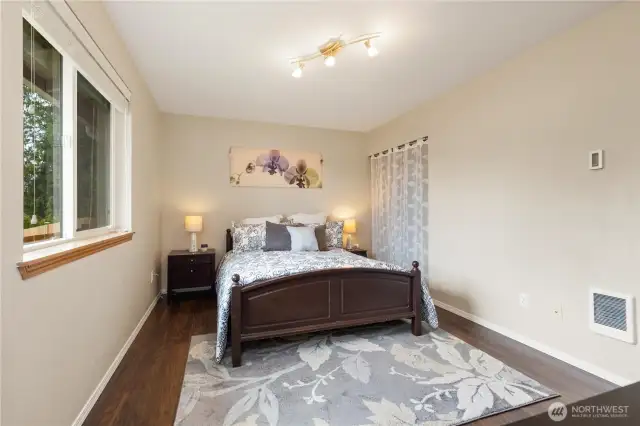 Spacious primary bedroom.