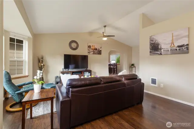 Light filled living room.