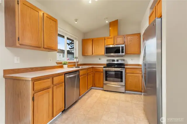 Stainless Steel appliances!