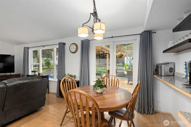 You'll love the easy access to outdoor living space!