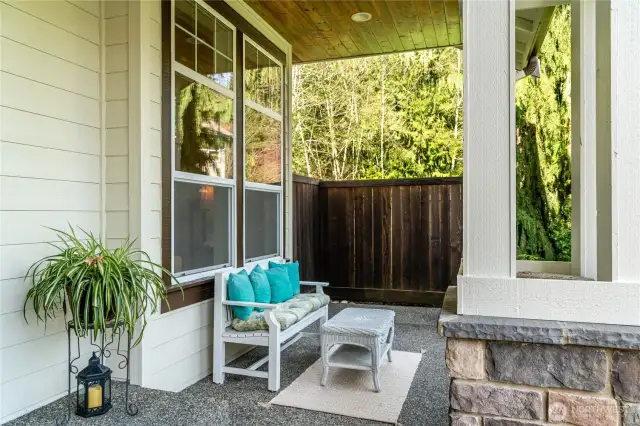 Country front porch