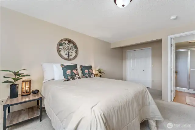 Primary with walk-in closet