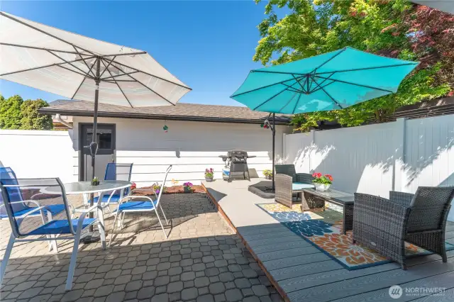 Lovely patio space