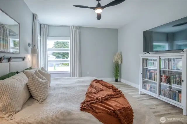 Roomy primary suite