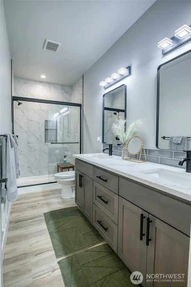 3/4 primary bath