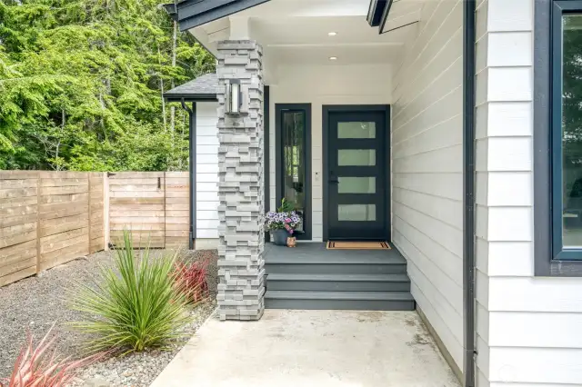 Beautiful stone accents