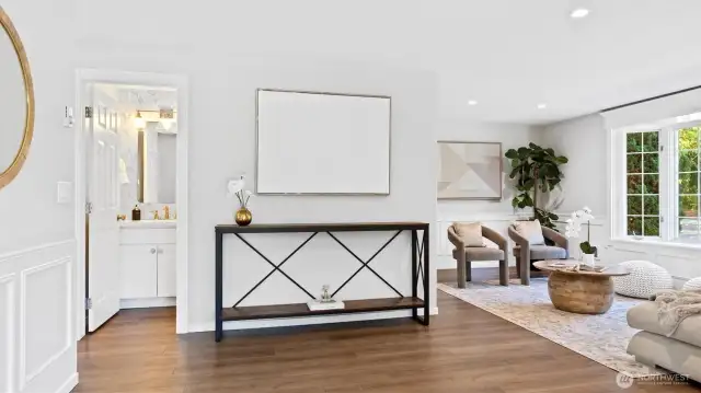 Neutral palettes and sun drenched spaces