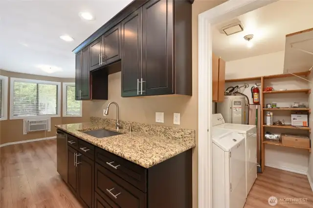 Utility room/pantry right off kitchen