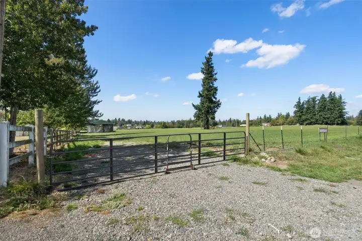 Gated entrance.  Bring your agent to walk property.