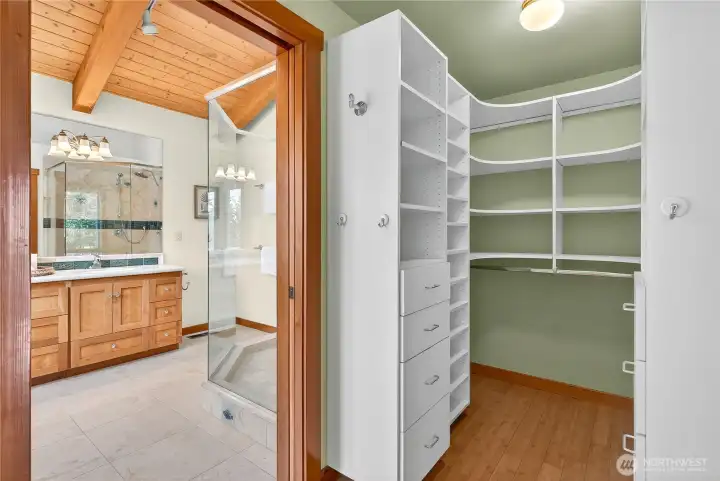 Primary Bath and closet