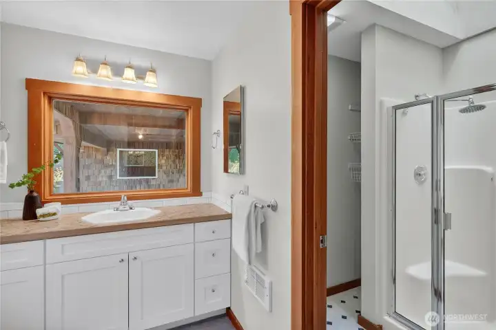 Bathroom of guest cottage