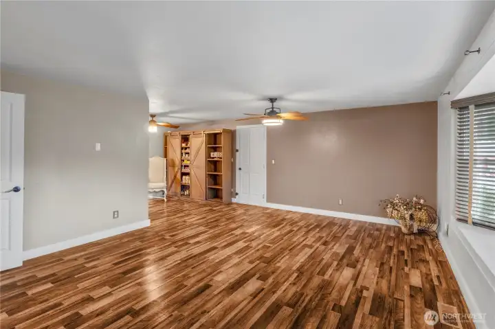 MAIN FLOOR LIVING ROOM | Your view as you enter the home.
