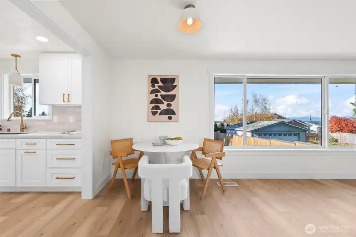 Dining area on main floor