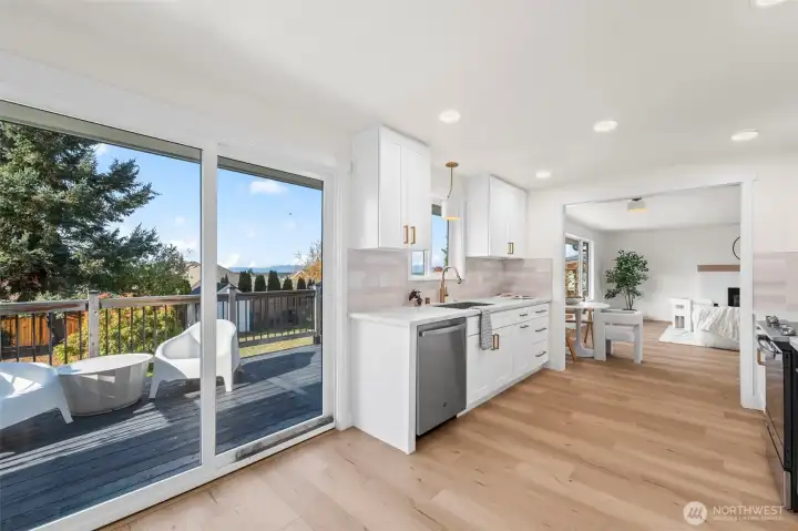 Kitchen on main floor