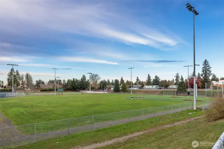 Soundview Park sports field, only 0.4 miles away.