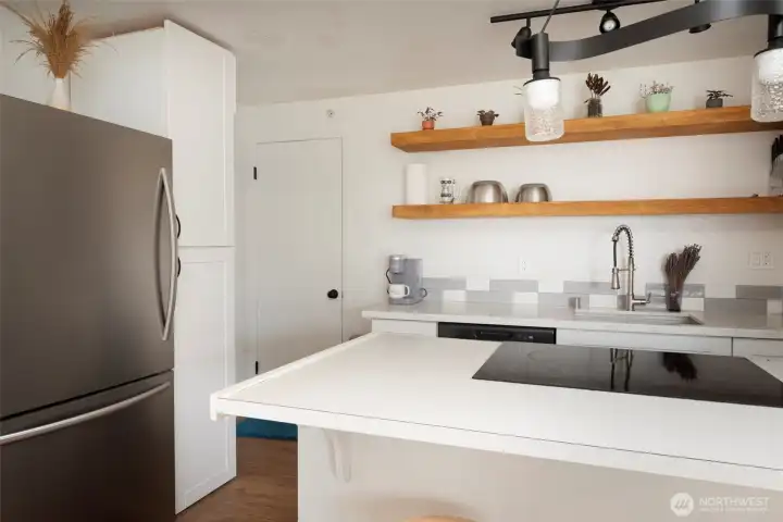 Stainless Fridge & Sink